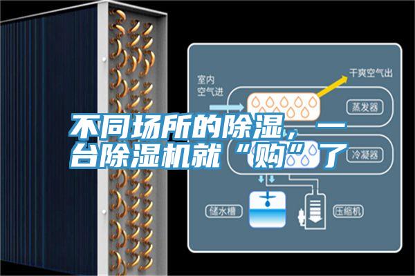 不同場所的除濕，一臺除濕機就“購”了