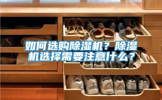 如何選購除濕機？除濕機選擇需要注意什么？