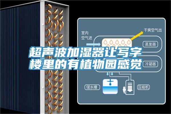 超聲波加濕器讓寫(xiě)字樓里的有植物園感覺(jué)