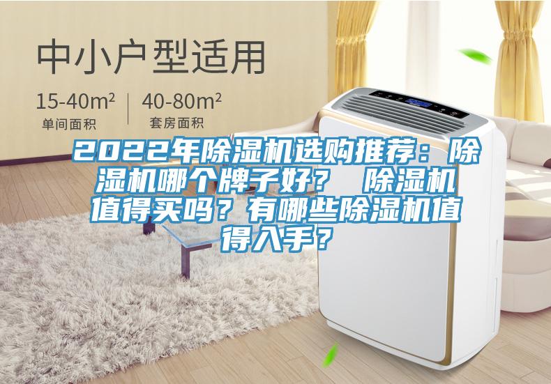 2022年除濕機選購推薦：除濕機哪個牌子好？ 除濕機值得買嗎？有哪些除濕機值得入手？