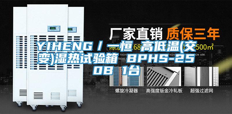 YIHENG／一恒 高低溫(交變)濕熱試驗箱 BPHS-250B 1臺