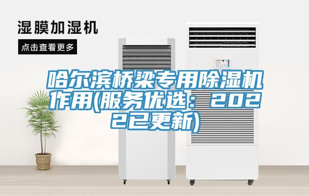 哈爾濱橋梁專用除濕機作用(服務優(yōu)選：2022已更新)