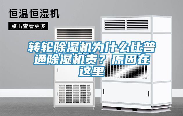 轉輪除濕機為什么比普通除濕機貴？原因在這里